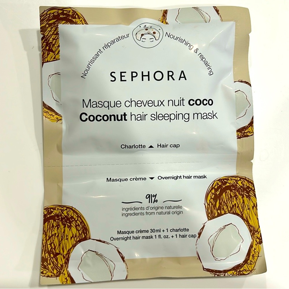 Sephora Coconut Hair Sleeping Mask